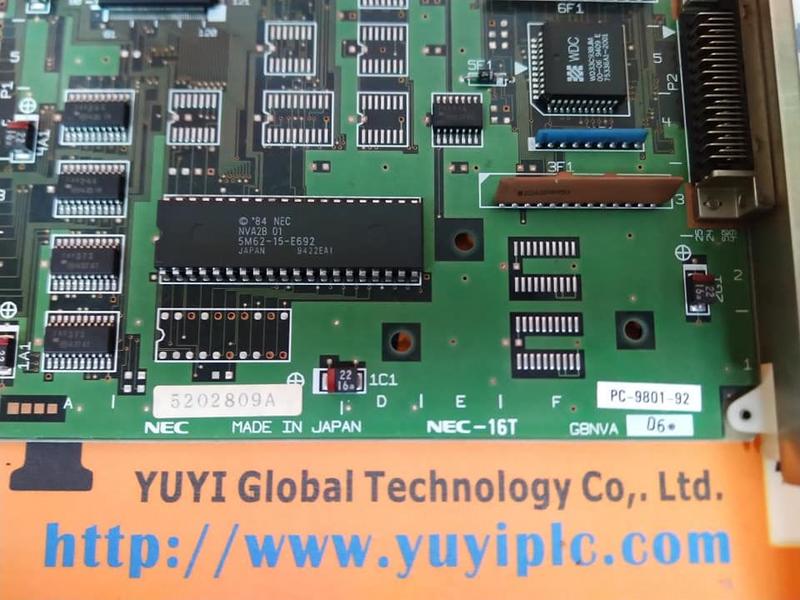 NEC NEC-16T PC-9801-92 G8NVA 06 FOR NEC PC-9800 - PLC DCS SERVO
